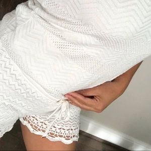 🌸 Lilly Pulitzer Strapless-crocheted Romper